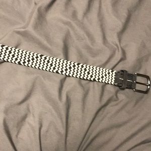 Stitched elastic braided belt by Cuater